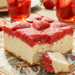 The simple, convenient ingredients for the no-bake Strawberry Angel Food Dessert recipe.