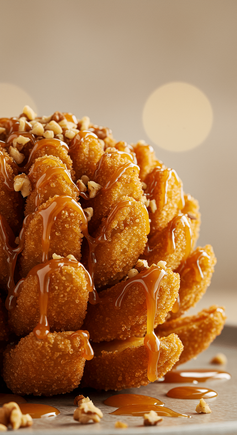 A beautiful, golden-brown homemade Caramel Apple Pie with a flaky crust and a perfect, tall, layered slice removed.