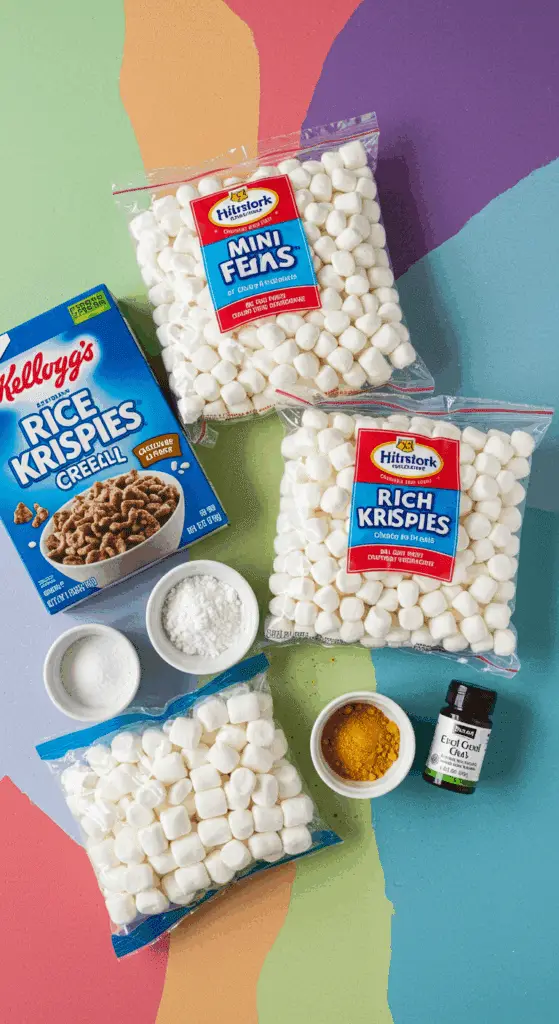 The simple, from-scratch ingredients for the easy and fun Crispy Treat Witch's Hat recipe.